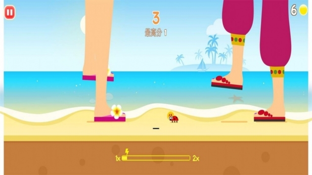 昆虫躲避战游戏截图1